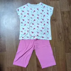 チェリー柄パジャマセット 100cm