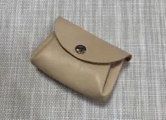 アコーディングコインケース　 レザー　ベージュ