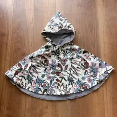 プチバトー　ベビー用レインポンチョ