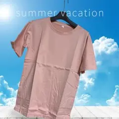 新品未使用　格安　サーモンピンク　レディース　Mサイズ ピンク Tシャツ