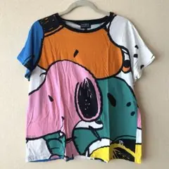 パーリーゲイツ　スヌーピーTシャツ　カラフル　ゴルフウェア　1 PEANUTS