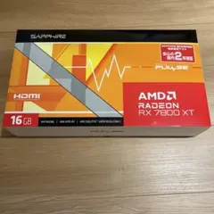 【新品・未開封】SAPPHIRE PULSE RX7800XT GAMING