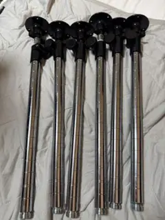 ルミナス メタルラック 25mm 47〜74mm突っ張り棒 6本セット
