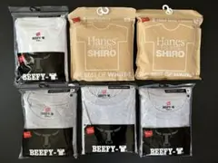 ヘインズHanes Beefy-T SHIRO Tシャツ Mサイズ 11点