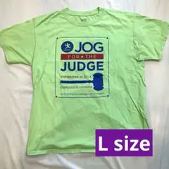 USA古着　Tシャツ　ＪＯＧ　ＪＵＤＧＥ　緑色