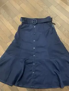 ef-de ベルトスカート　ネイビー　9号