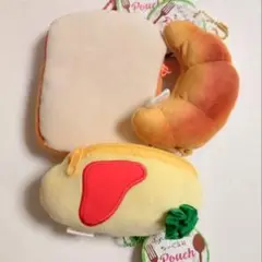 ふかふか朝食 ぬいぐるみ ポーチ