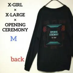 エックスガール　エクストララージ　オープニングセレモニー　長袖Tシャツ　ロンT
