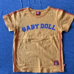 BABY DOLL Tシャツ 120サイズ オレンジ