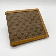 オールド グッチ OLD GUCCI 折り財布 マイクロGG
