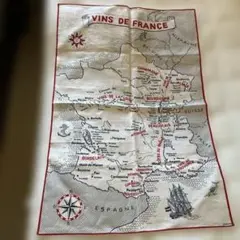 フランス ワイン地図 タペストリー