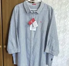 大きいサイズ 新品未使用タグ付き POLO BCSコラボ ストライプシャツ 6L