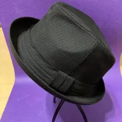 DECOYフェドーラハット ブラック 58cm