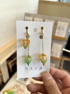 鬼灯のピアス/イヤリング※今だけ値下げ