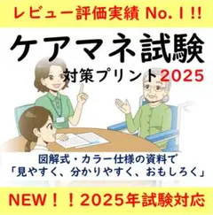 図解式　ケアマネ試験対策プリント　2025