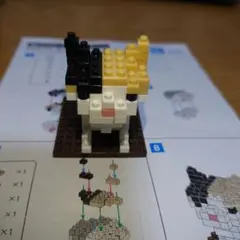 プチブロック 三毛猫