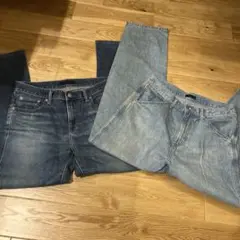 UNIQLO ワイドフィットジーンズ スキニー　セット　サイズ29 76