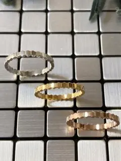 YNC レディースリング ステンレスリング ピンキーリング 指輪