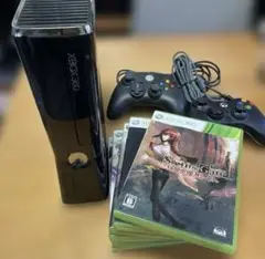 動作未確認　Xbox 360 本体 コントローラー2個 ゲームソフト付き
