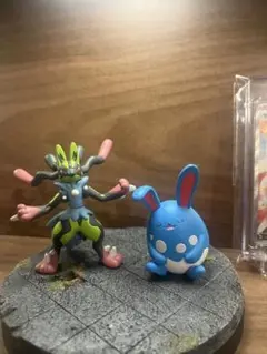 メガルカリオフィギュア マリルリフィギュア