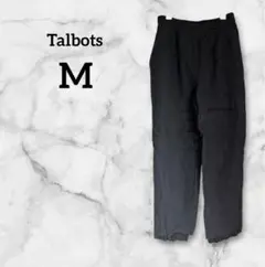 Talbots 【M】ブラック パンツ タルボット 黒 リラックス
