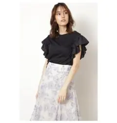 JILLSTUART 袖フリルトップス