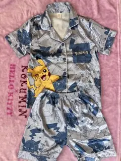 子ども　夏用のルームウエア　パジャマ　ポケモン　110-120