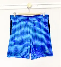 m599⭐︎adidas⭐︎ハーフパンツ⭐︎ブルー⭐︎ヒモ有⭐︎Mサイズ