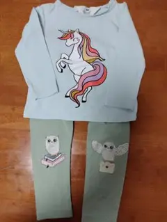 H＆M Ｔシャツ＆レギンス(90サイズ)２点セット