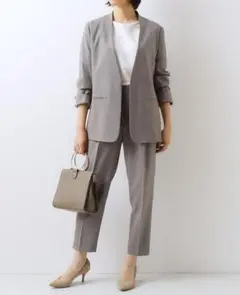 お値下げ済♡新品未使用♡マルティニーク♡ノーカラージャケット♡ベージュ