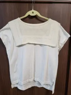 Prendre des boutons 半袖ニットトップス