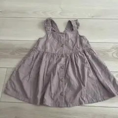 【H&M】ワンピース　パープル　80cm