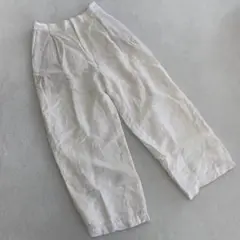ビューティーアンドユース ユナイテッドアローズ パンツ ホワイト ワイド