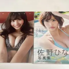 佐野ひなこ写真集 ひなこ、2冊セット