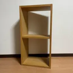 無印良品　スタッキングシェルフ　オーク材　２段