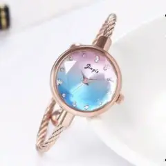 超人気♡レディース♡腕時計♡ブルー&ピンク クォーツ　アナログ