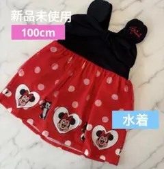 新品未使用　100cm ミニーマウス ノースリーブワンピース