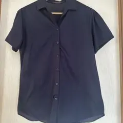 BRICK HOUSE 半袖シャツ ネイビー