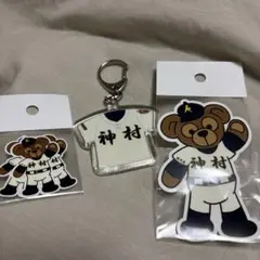 クマのマスコット 野球ユニフォームセット