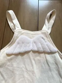 【ほぼ新品】天使の羽　cottoli 80cm サロペット
