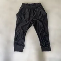 薄手 サルエル風パンツ 140 黒