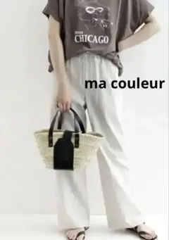 ma couleur ワイドパンツ 日本製