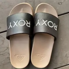 ROXY ブラックビーチサンダル ブラック　S