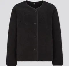 UNIQLOユニクロ　ボアフリースクルーネックカーディガン　2020年モデル