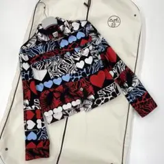 エルメス HERMES デニムジャケット ノーカラー アウター 34赤レッド Hermes denim jacket - Gem