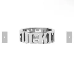 HUF - FUCK IT RING (Silver)