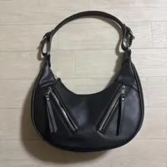 ジッパー付きハンドバッグ　ギャル　y2k グランジ