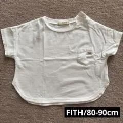 FITH ホワイト Tシャツ ポケット付き
