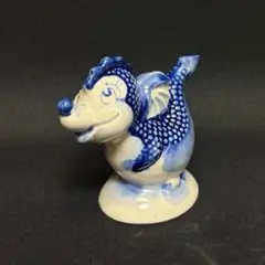 グジェリ陶器製 オブジェ ドラゴン 1821