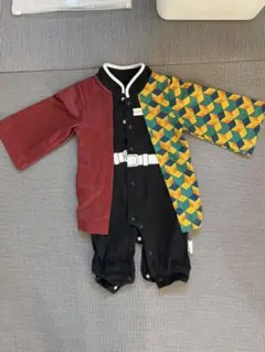 ベビー服　ロンパース　鬼滅の刃　冨岡義勇　70cm